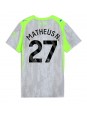 Billige Manchester City Matheus Nunes #27 Tredjedrakt Dame 2025-26 Kortermet